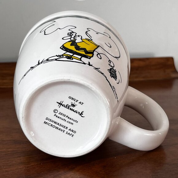 Hallmark Peanuts Charlie Brown and Snoopy Mug Take A Little Time to Unwind 2010 - Picture 9 of 11